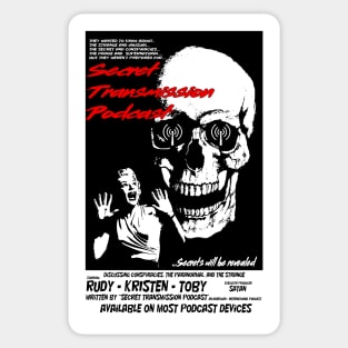 Horror Movie Poster Sticker